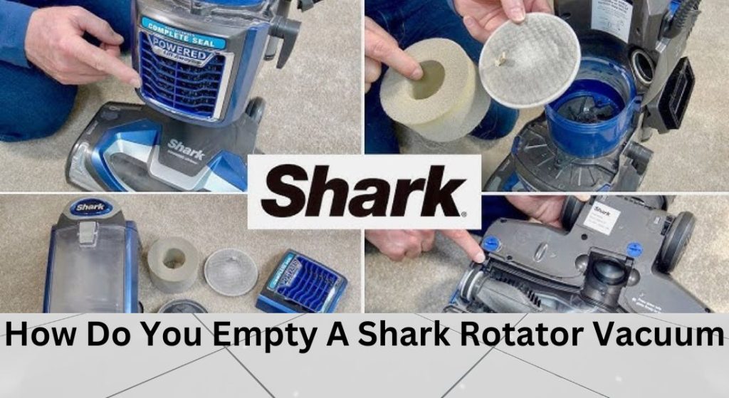 empty a shark rotator vacuum