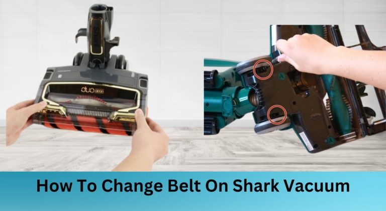 change belt on shark vacuum