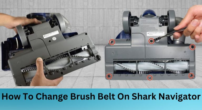 change brush belt on shark navigator