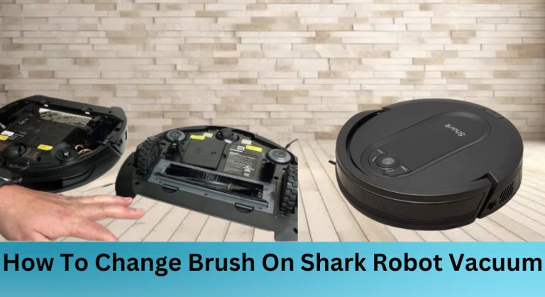 change brush on shark robot