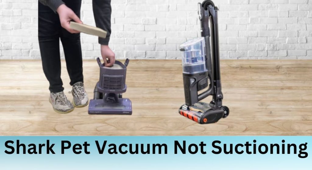 shark pet not suctioning