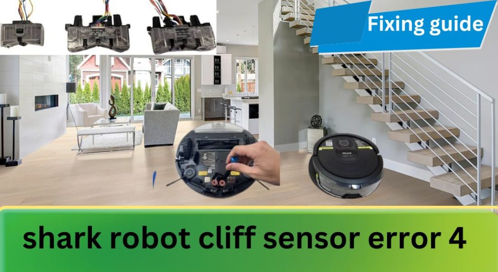 shark robot cliff sensor error 4