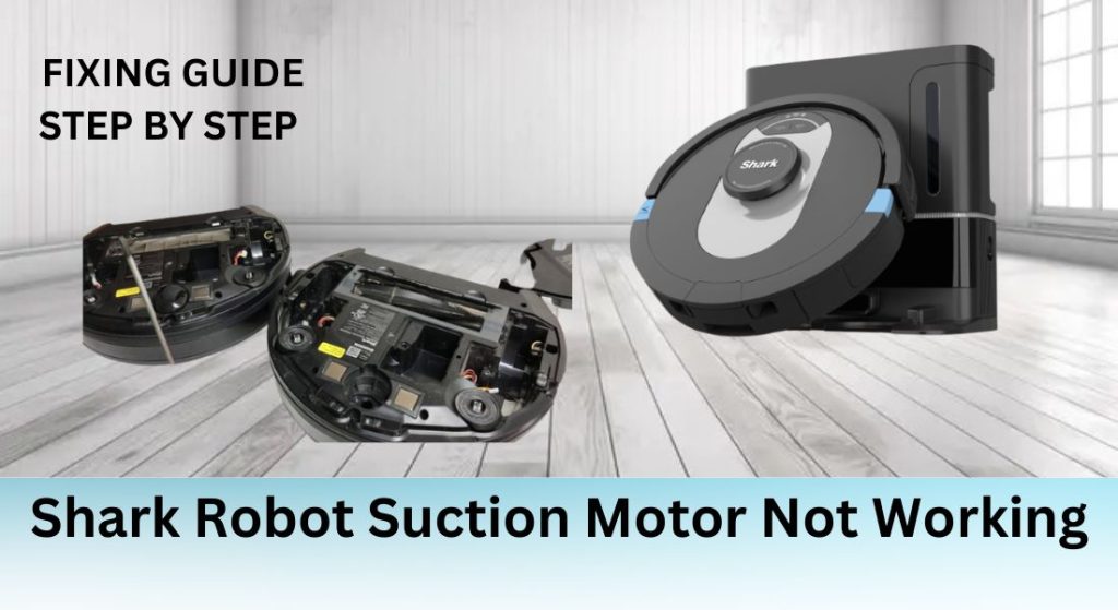 shark robot suction not working