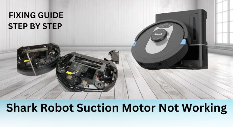 shark robot suction not working