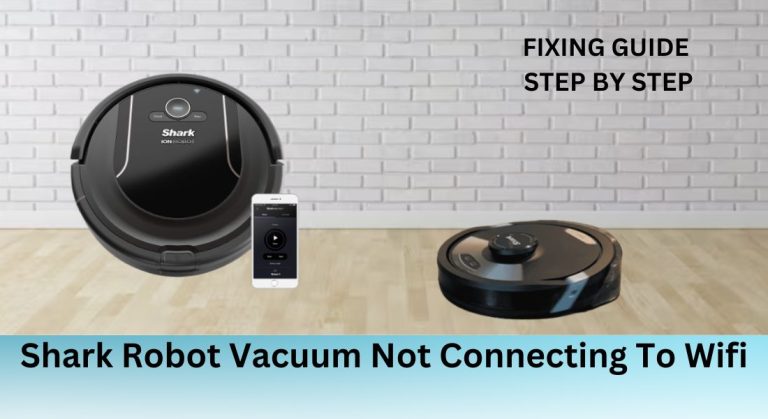 shark robot not connect to wifi