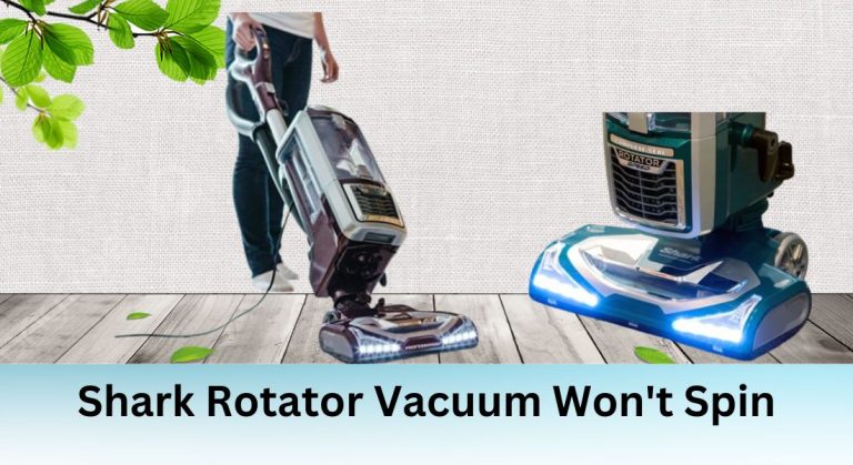 shark rotator vacuum not spinning