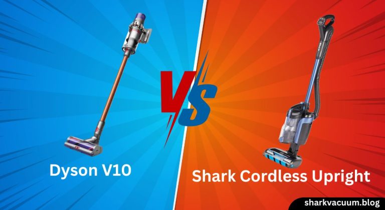 shark cordless upright vs dyson v10