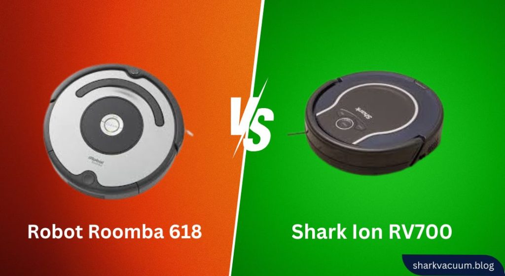irobot 618 vs shark ion rv700 robot vacuum