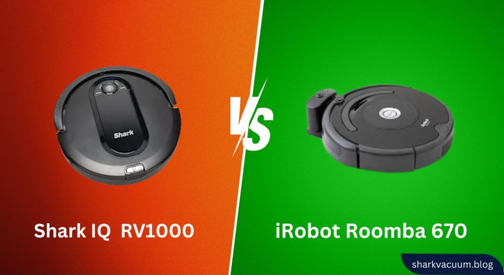 shark iq robot rv1000 vs roomba 670