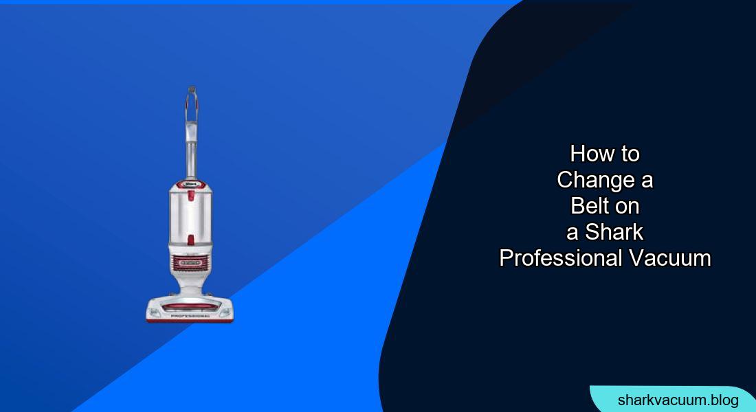 How to Change a Belt on a Shark Professional Vacuum - Shark Vacuum Hub